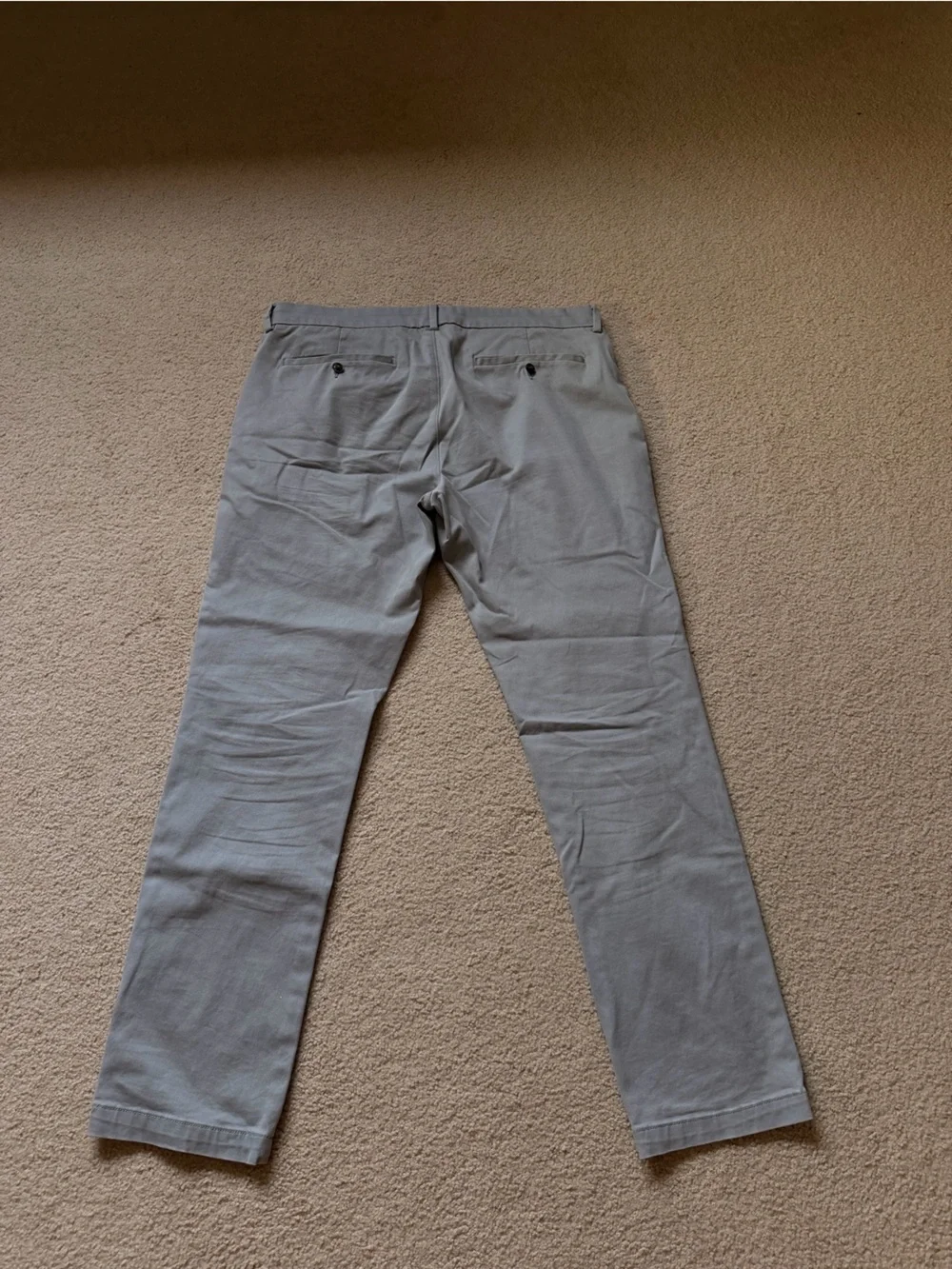 St. John's Bay Men's Light Gray Chino Pants